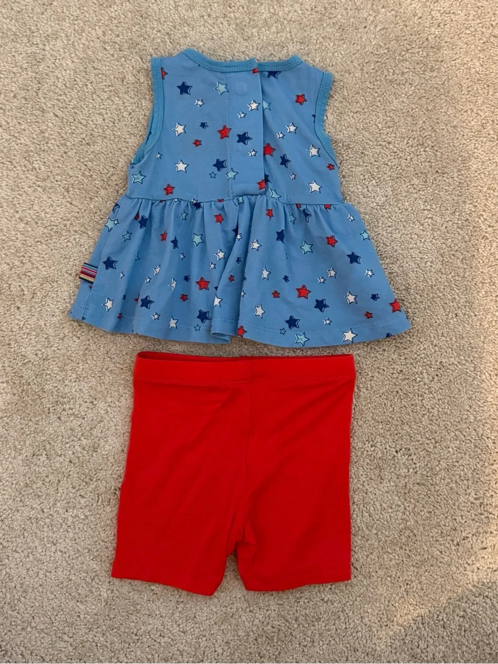 NWOT Magnetic Me Red, White, and Blue-tiful Tank & Shorts Set
